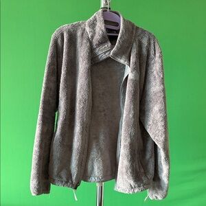 The North Face Cozy Gray Teddy Jacket